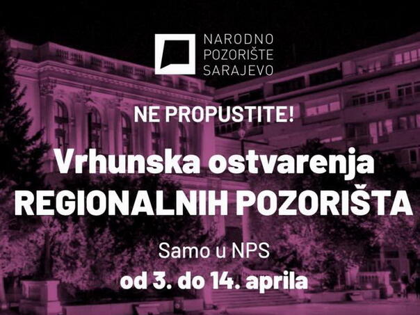 Regionalni teatar u Narodnom pozorištu od 3. do 14. aprila