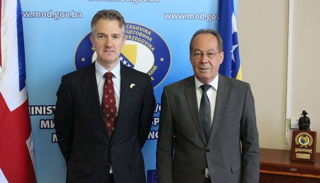 Reilly u nastupnoj posjeti Ministarstvu odbrane BiH