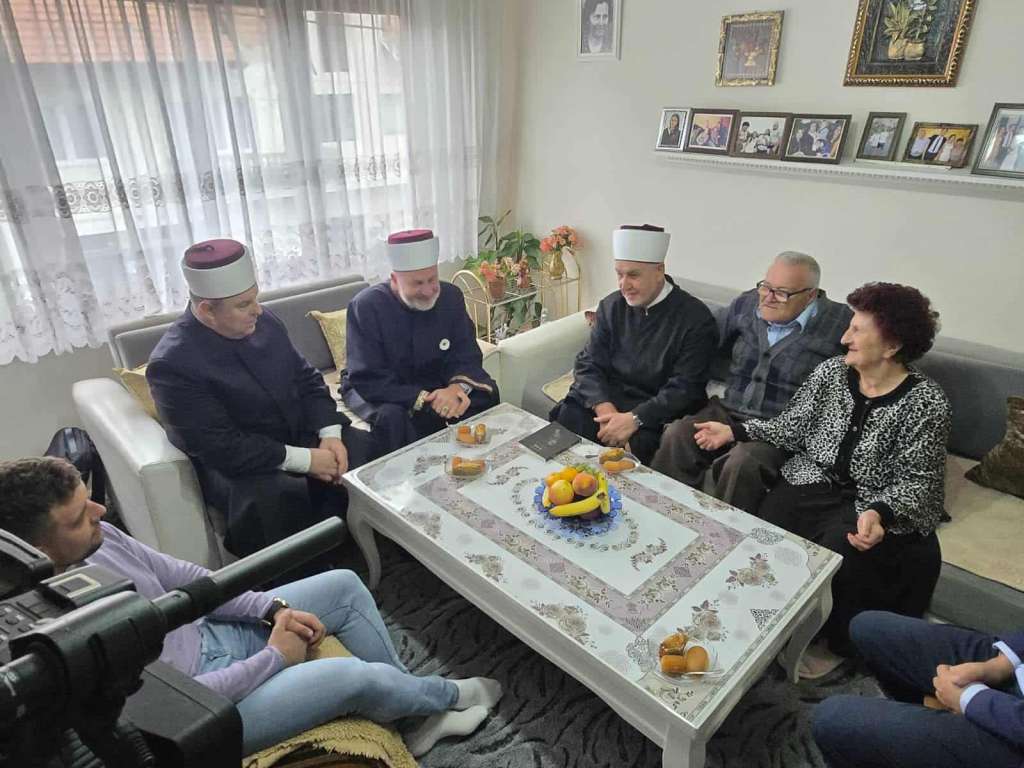 Reis Kavazović posjetio porodicu Muhić u Goraždu
