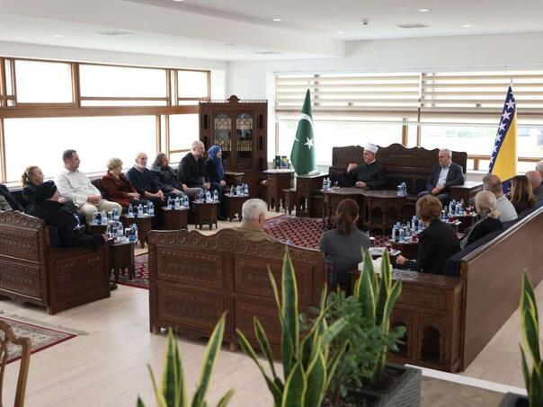 Reisu-l-ulemu posjetili umjetnici koji su poklonili djela za Upravnu zgradu Rijaseta