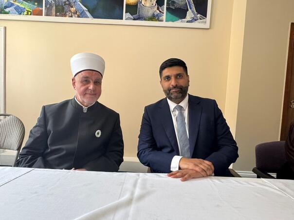 Reisul-ulema Kavazović u Birminghamu s britanskim ministrom Lordom Khanom