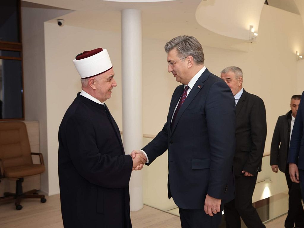 Reisul-ulemu posjetio Plenković: Ovo su detalji