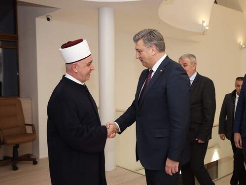 Reisul-ulemu posjetio Plenković: Ovo su detalji