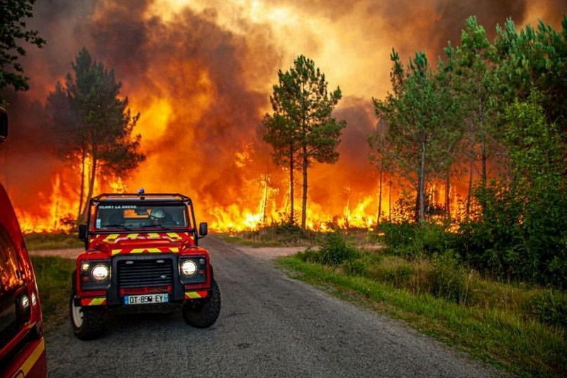 Rekordne temperature u Evropi, bijesne požari