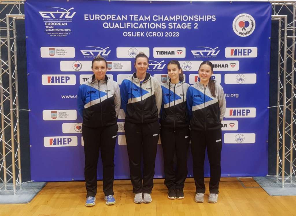 Reprezentacija BiH u stonom tenisu se bori za plasman na ekipno EP
