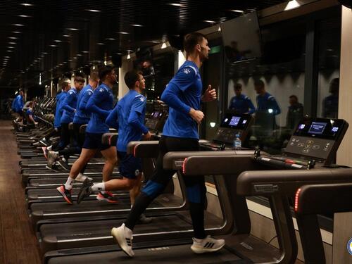 Reprezentativci odradili trening u hotelskoj teretani zbog loših vremenskih uslova