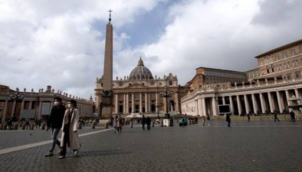 Rimske crkve zatvorene za vjernike do 3. aprila