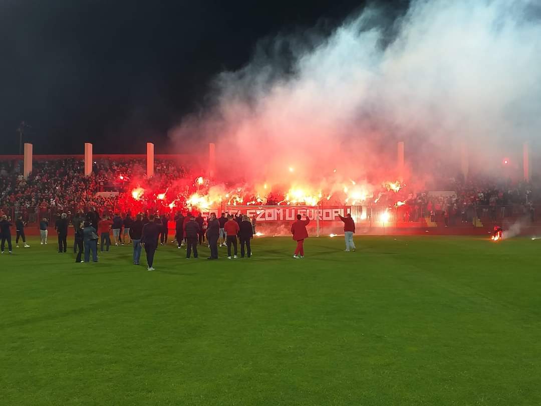 Rođeni sa navijačima proslavili plasman u Evropu