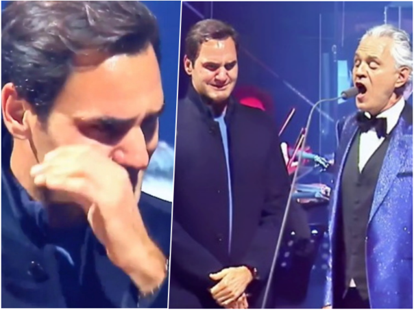 Roger Federer se rasplakao na koncertu Andree Bocellija