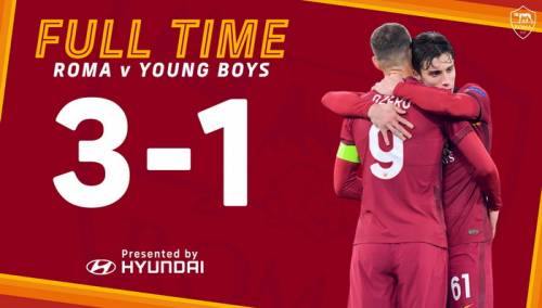 Roma pobijedila Young Boys, Džeko postigao sjajan gol