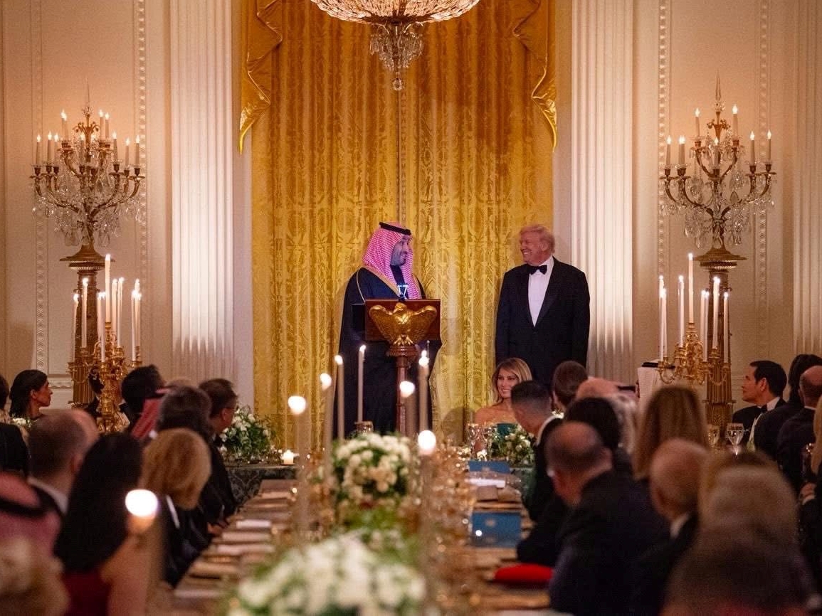 Cristiano Ronaldo in Elon Musk sta se udeležila Trumpove večerje za savdskega princa.