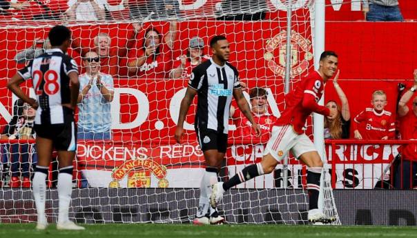 Ronaldo postigao dva gola u prvoj utakmici nakon što se vratio u United
