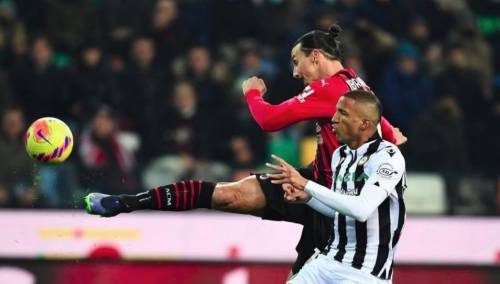 Rossoneri izbjegli poraz u nadoknadi: Zlatan Ibrahimović spasio Milan u Udinama