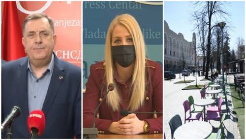 RS: Zatvaraju se ugostiteljski objekti, tržni centri, škole