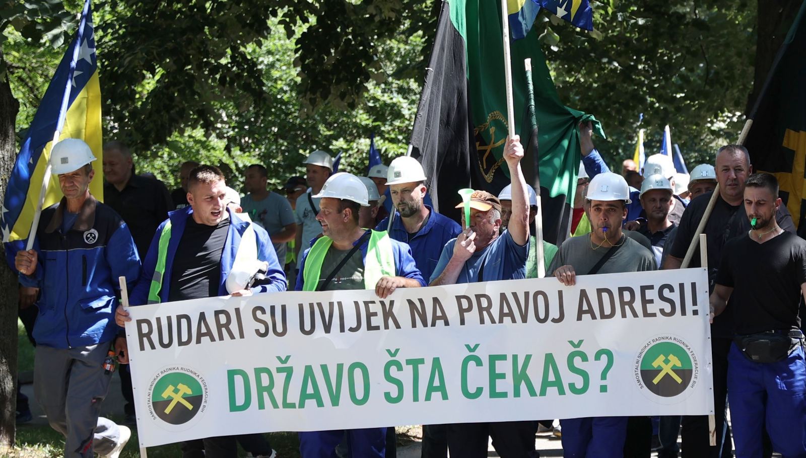 Rudari bez plate i nakon protesta, očekuju reakciju Vlade FBiH