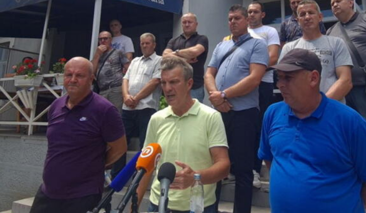 Rudari danas na protestu ispred sjedišta Elektroprivrede BiH