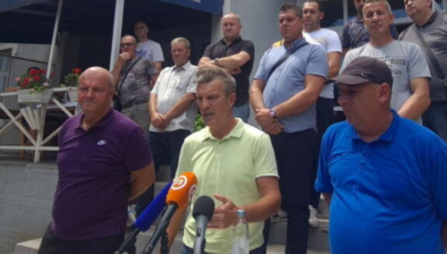 Rudari danas na protestu ispred sjedišta Elektroprivrede BiH