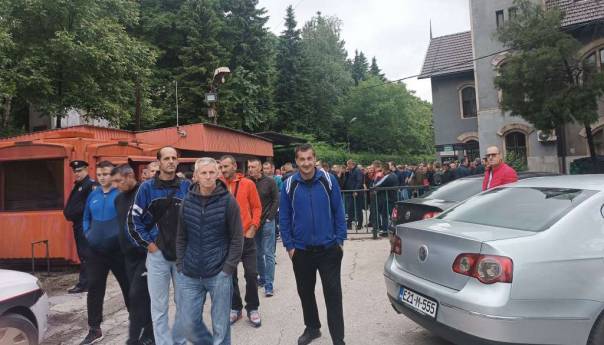 Rudari nisu dobili obećanje o isplati plaće, ponovo otišli kućama