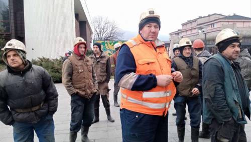Rudari prekinuli radnički neposluh, Rudniku uplaćen novac za isplatu plaća