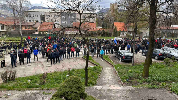 Rudari RMU Zenica protestuju zbog neisplaćenih plaća