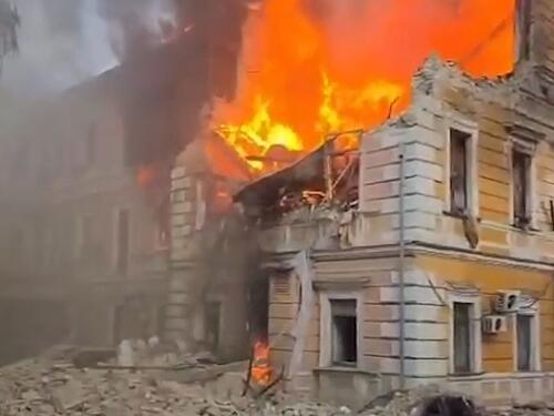 Rusi dronovima pogodili ukrajinsku Nacionalnu akademiju nauka