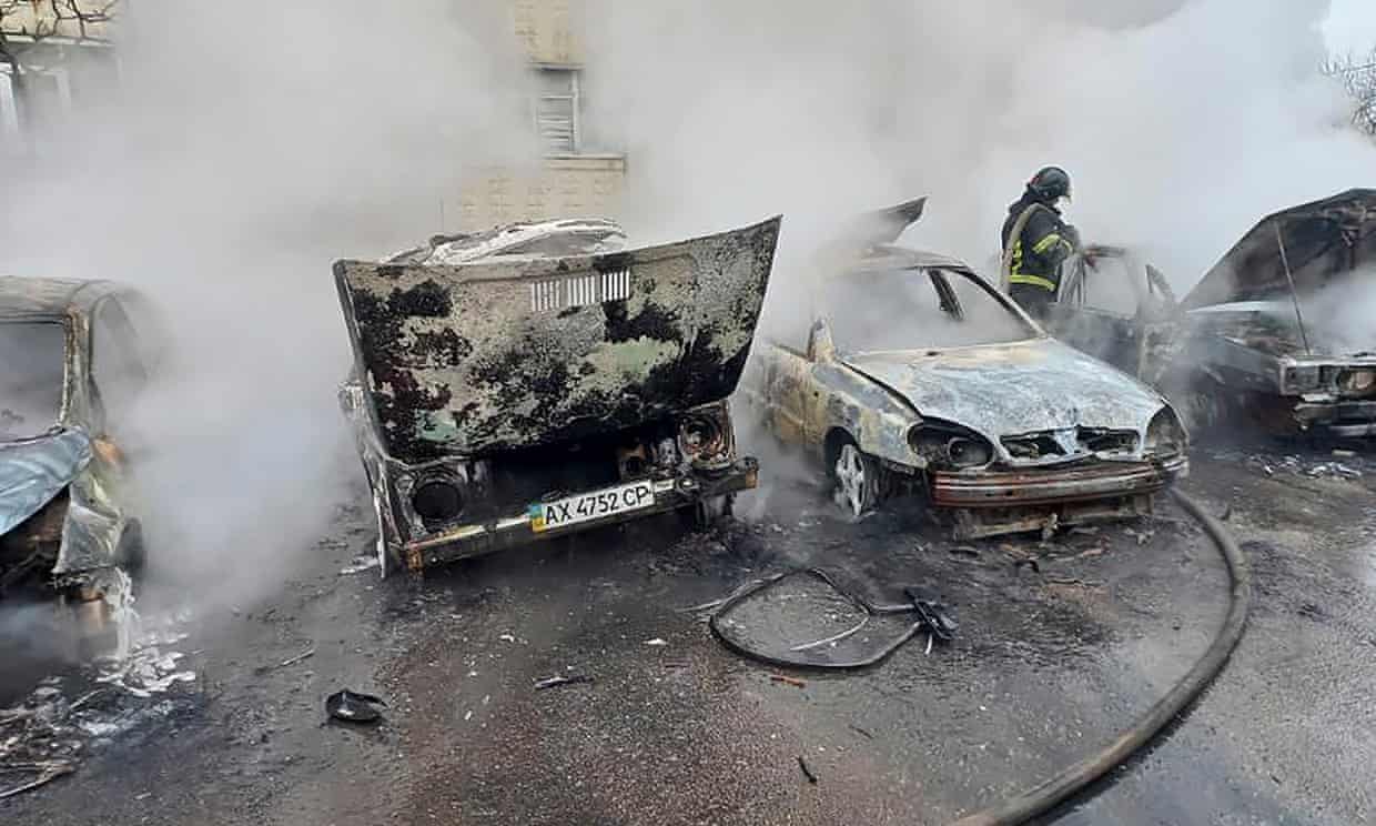 Rusi Harkiv gađaju kasetnim bombama