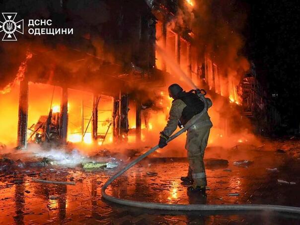 Rusi novom taktikom napali Odesu dok je tamo bio češki predsjednik