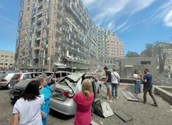 Rusi raketirali najveću dječiju bolnicu u Kijevu