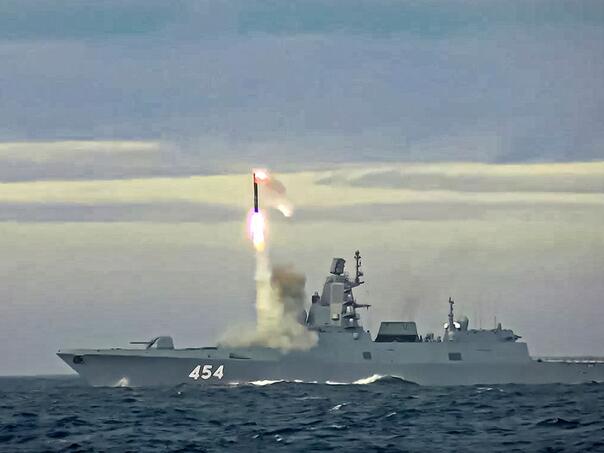 Rusija ispalila hipersoničnu krstareću raketu Cirkon