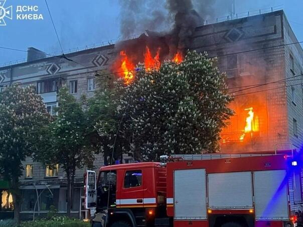 Rusija preko noći ispalila preko 100 dronova na Ukrajinu, napadnut i Kijev