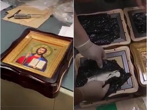 Rusija: Spriječen šverc eksploziva skrivenog u ikonama