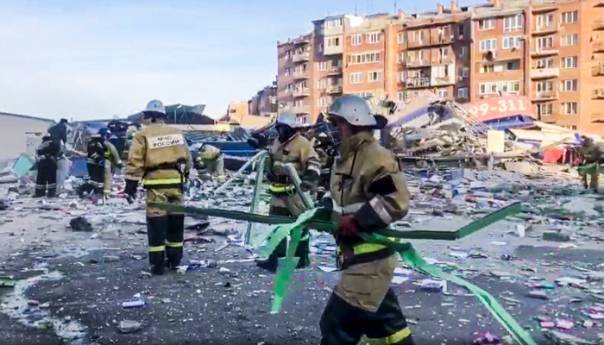 Rusija: U snažnoj eksploziji srušen cijeli tržni centar
