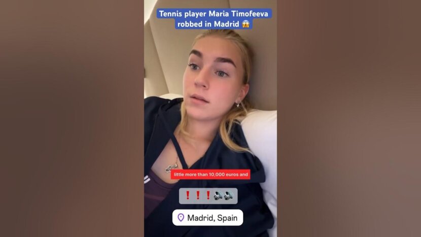 Ruska teniserka opljačkana u Madridu