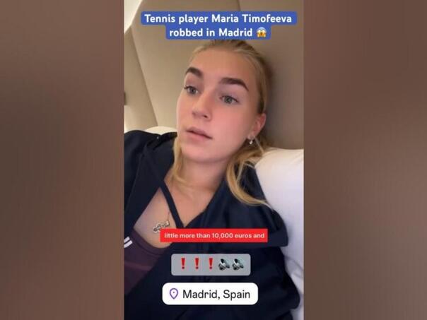 Ruska teniserka opljačkana u Madridu