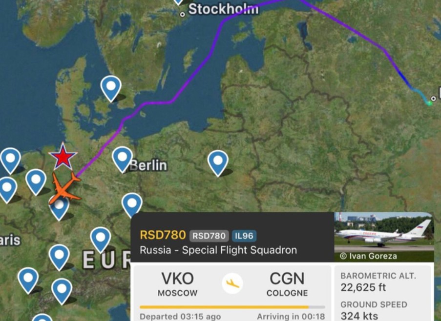 Ruski avion sletio u njemački Keln, stiglo objašnjenje