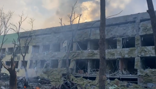 Ruskim bombama uništena dječija bolnica