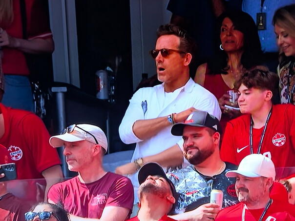 Ryan Reynolds na utakmici Bosne i Hercegovine i Kanade