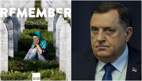 S&D Grupa u EP poziva na sankcije protiv Dodika i drugih koji negiraju genocid