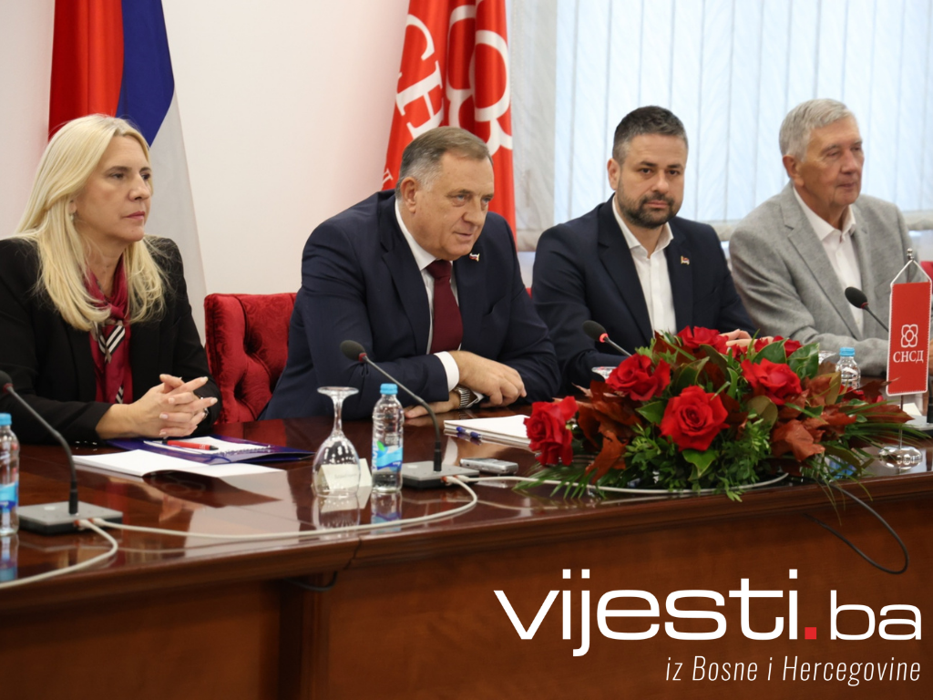 S lica mjesta: Počeo sastanak HDZ-a i SNSD-a u Banjoj Luci
