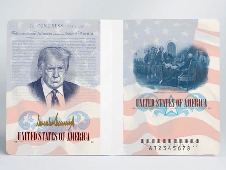 SAD će izdavati pasoše s Trumpovim likom