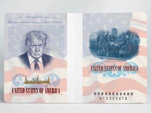 SAD će izdavati pasoše s Trumpovim likom