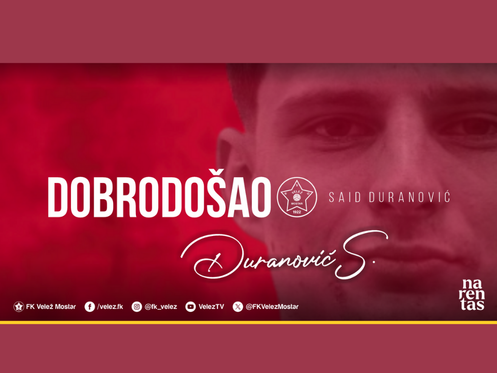 Said Duranović potpisao za Velež