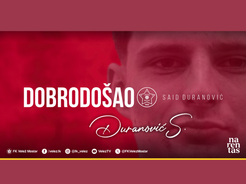 Said Duranović potpisao za Velež