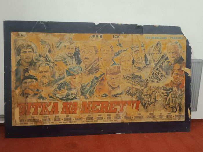 Sanski Most: Plakat filma 'Bitka na Neretvi' artefakt kojeg treba konzervirati i zaštititi