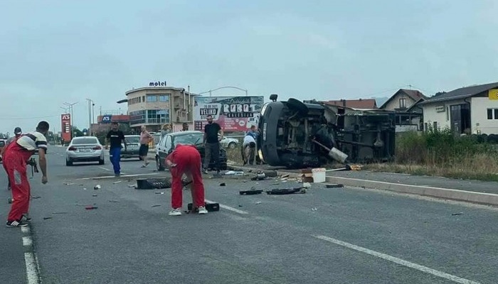 Saobraćajna nesreća na putu Živinice-Kalesija, jedna osoba povrijeđena