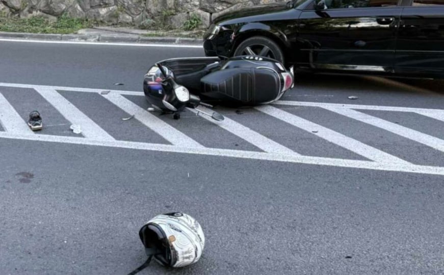 Saobraćajna nesreća u Hercegovini: Povrijeđen motociklista