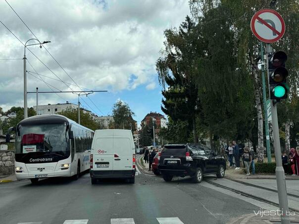 Saobraćajna nezgoda u Vogošći, nastale velike gužve