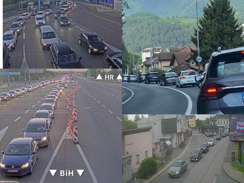 Saobraćajni kolaps na putu za Hercegovinu, gužve na granicama