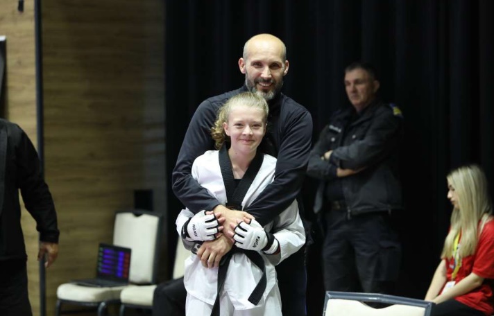 Sara Džafić zlatna u kategoriji kadeta na takmičenju 'Taekwondo Multi European games'