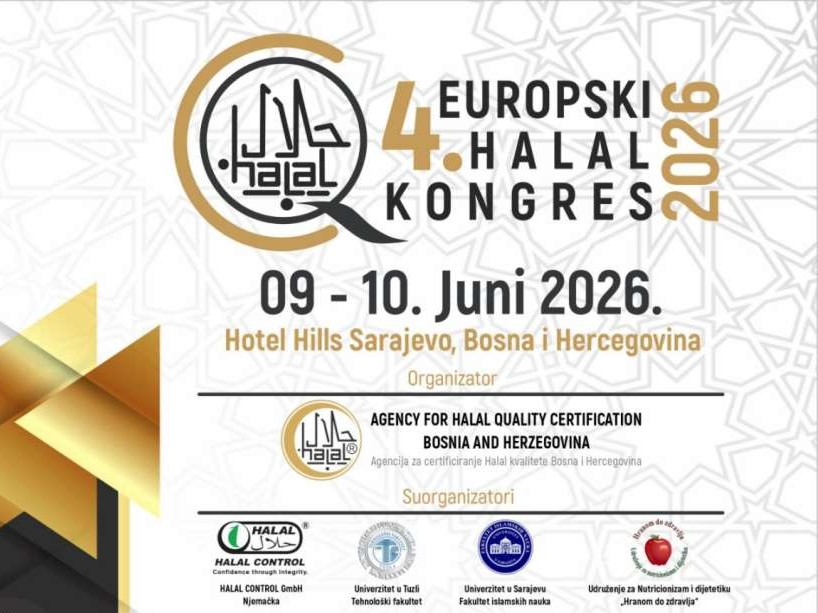 Sarajevo 9. i 10. juna domaćin Četvrtog Evropskog Halal Kongresa